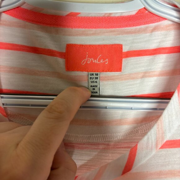Woman Joules shirt size 10​​​ Lifes a Peach - Picture 4 of 7